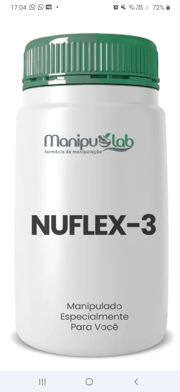 Nuflex-3 300mg — Artrite Reumatoide e Saúde Articular | Manipulab